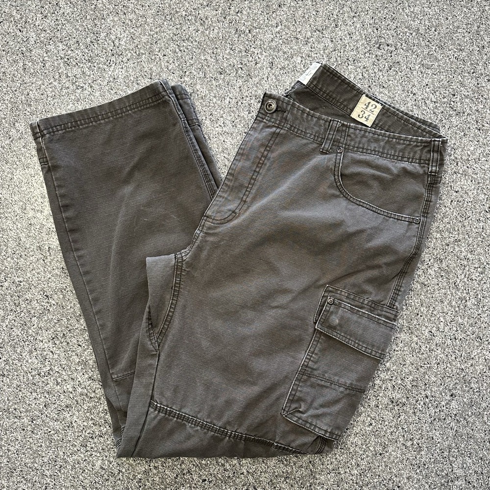 Red Head Cargo Pants Mens 42x33 Rugged Workwear Relaxed Straight